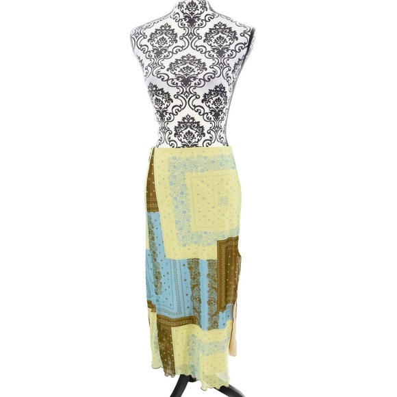 Urban Outfitters Y2K Vacation Wear Frankie Mesh Midi Skirt - Picture 4 of 11